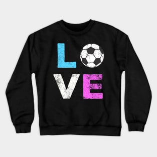 LOVE Soccer American Team Fan Crewneck Sweatshirt